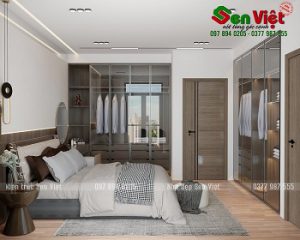 Thiết kế nội thất phòng ngủ Thái Hòa