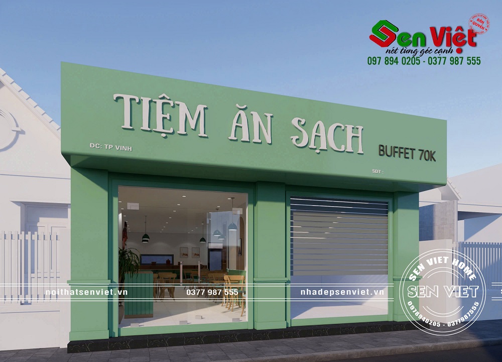 Thiết kế nội thất quán ăn