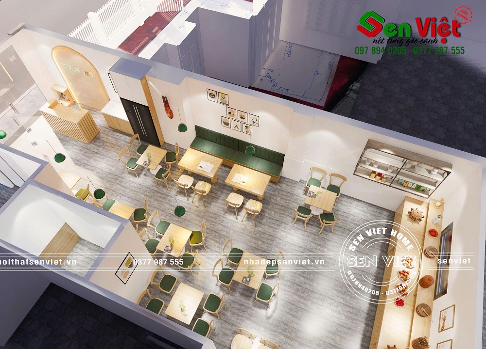 Thiết kế nội thất quán ăn