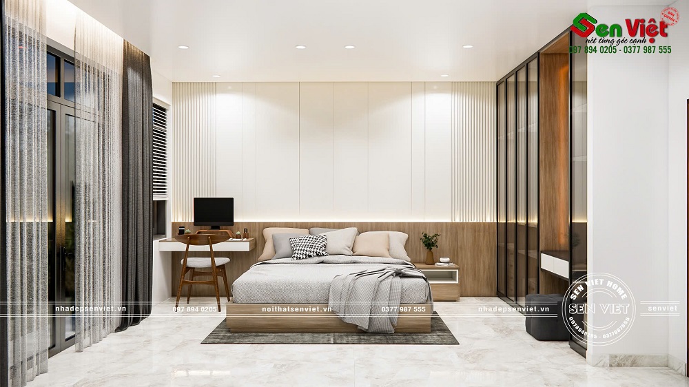 Thiết kế và thi công nội thất nhà phố đẹp ở Nghệ An (17)