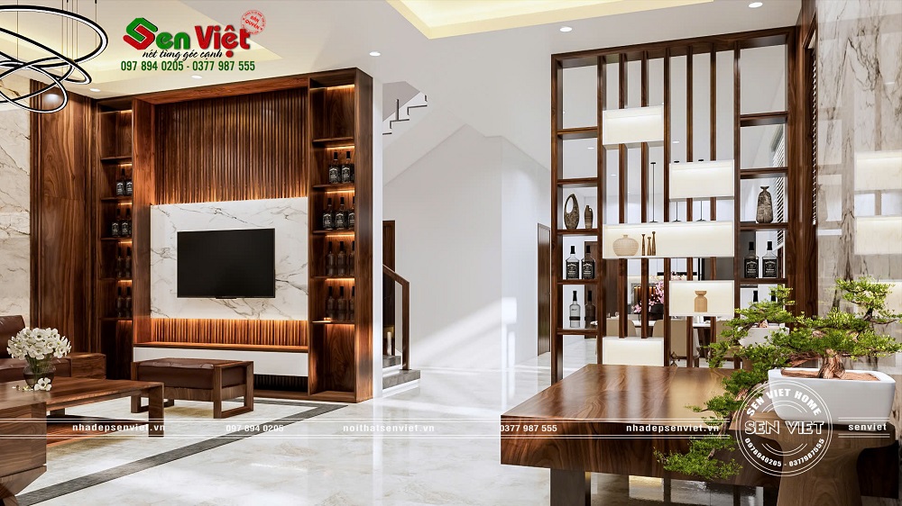 Thiết kế và thi công nội thất nhà phố đẹp ở Nghệ An (17)