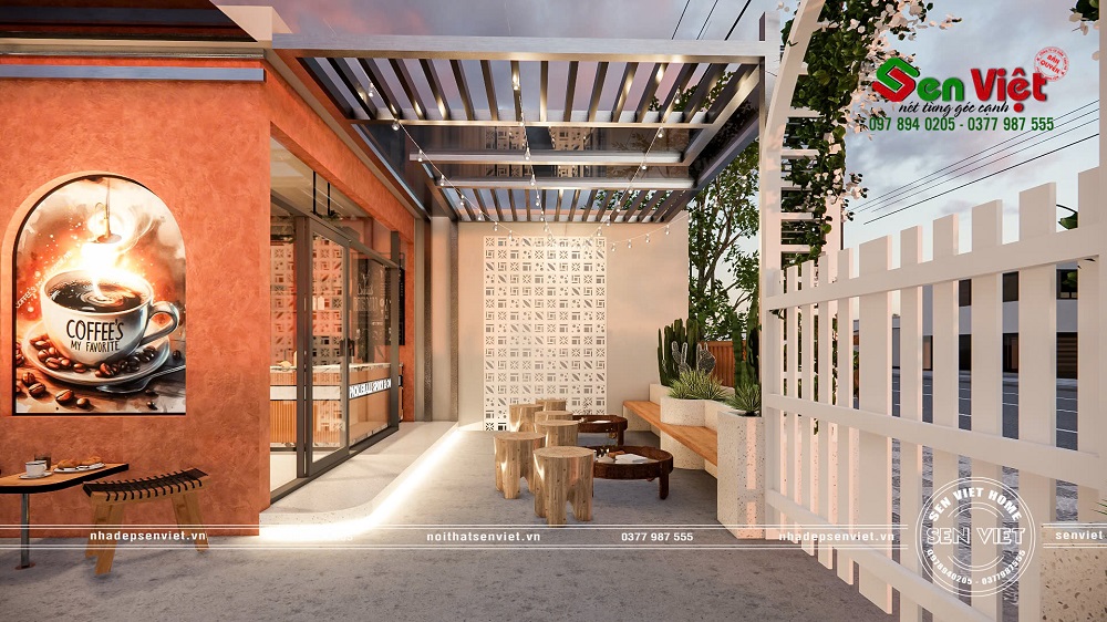 Thiết Kế Nội Thất Quán Cà Phê Kết Hợp Với Sân Pickleball