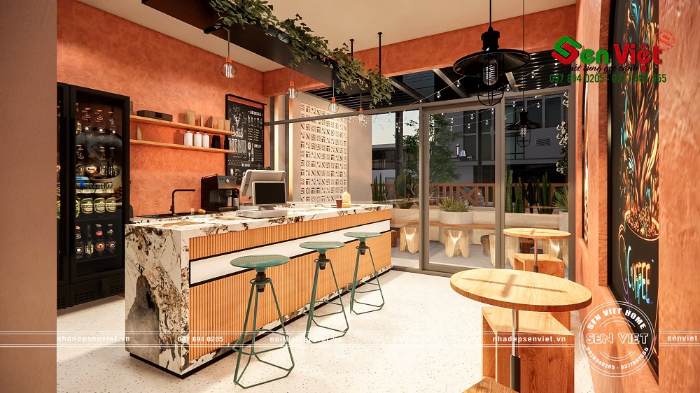 Thiết Kế Nội Thất Quán Cà Phê Kết Hợp Với Sân Pickleball
