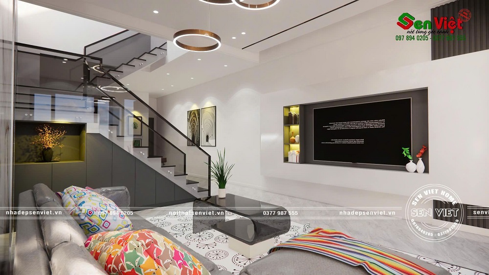 Nội thất phòng khách và bếp