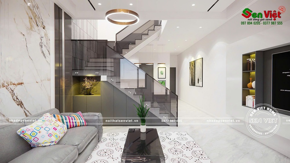 Nội thất phòng khách và bếp