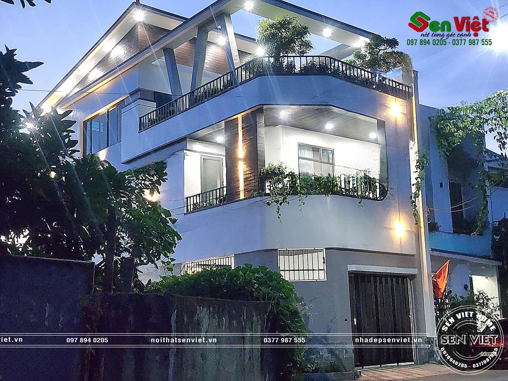 Thi công hoàn thiện nội ngoại thất nhà phố hiện đại 3 tầng 