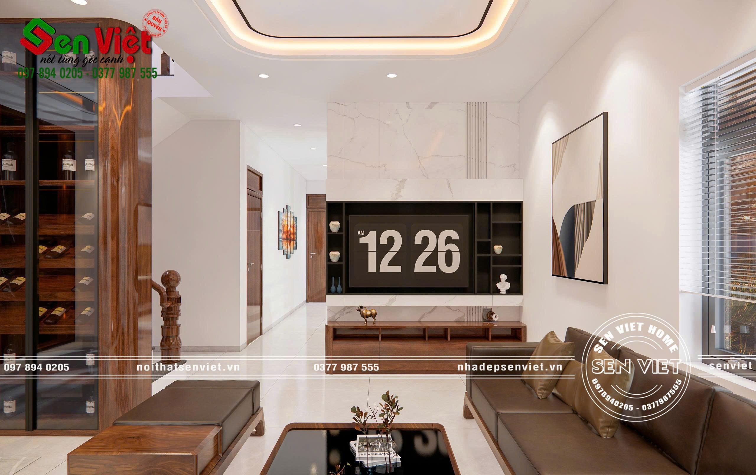 Không Gian Nội Thất Hiện Đại, Đẳng Cấp Của Gia Đình A Trung