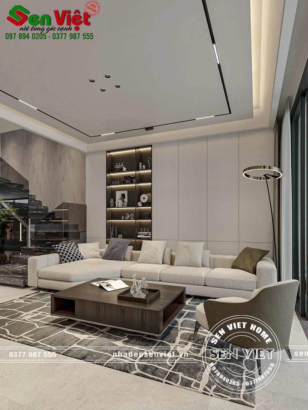 Thiết Kế Nội Thất Hiện Đại Và Đẳng Cấp Cùng Sen Việt