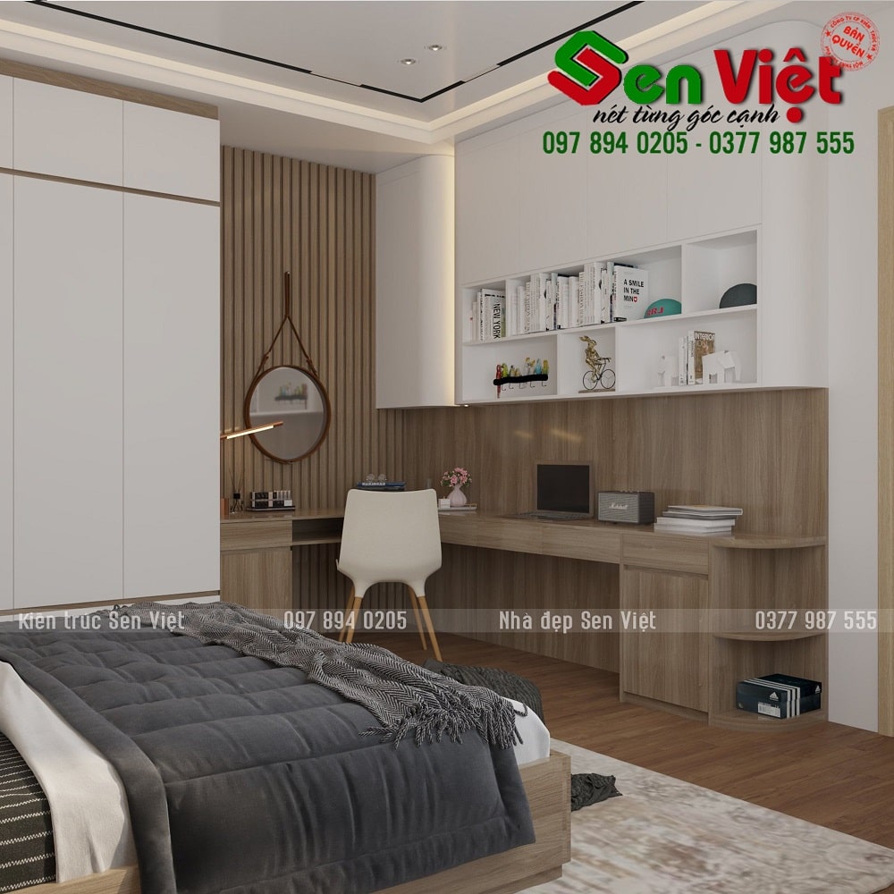 Thiết kế nội thất phòng ngủ Thái Hòa